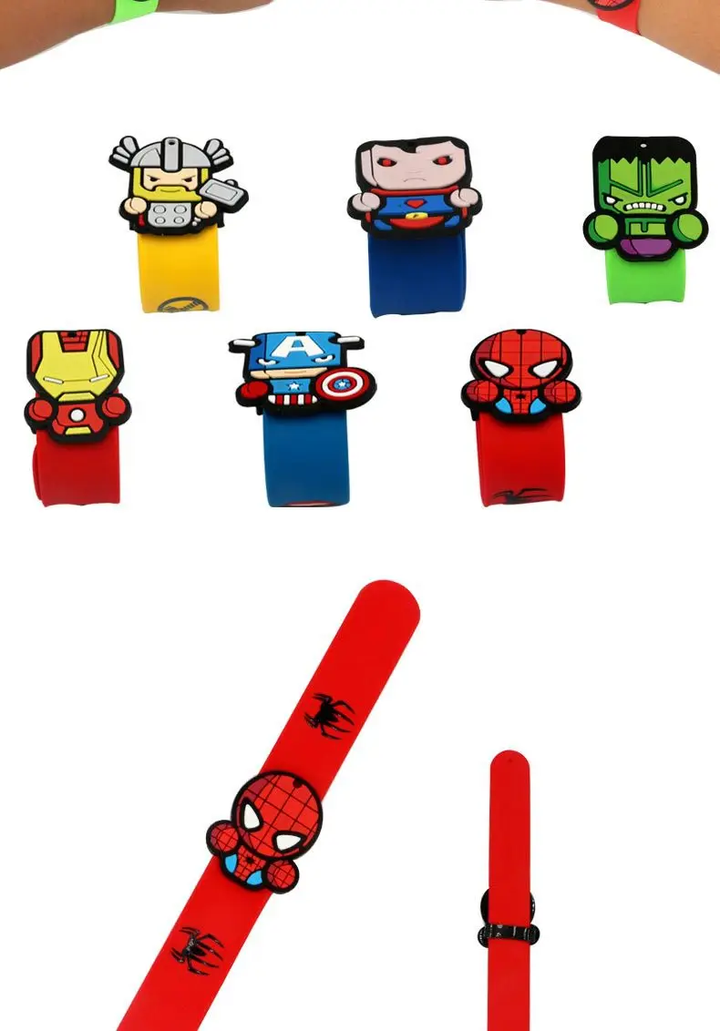 Buy 12PCS Superhero Slap Bracelet for Kids Boys & Girls - Superhero  Birthday Party Supplies Favors - Super Hero Avengers Toys (12PCS Superhero Slap  Bracelet) Online at Low Prices in India - Amazon.in